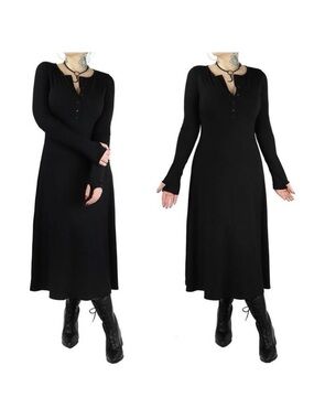 Foxblood | Fiona Henley Thumbhole Dress